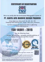 Sertifikat ISO 14001:2015 iso 14001  2015 karoseri 001